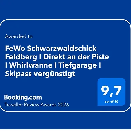 Schwarzwaldschick I Bergurlaub I Balkon I Whirlwanne I Tiefgarage I Hochschwarzwaldcard Inkl Apartamento Feldberg (Baden-Wurttemberg)